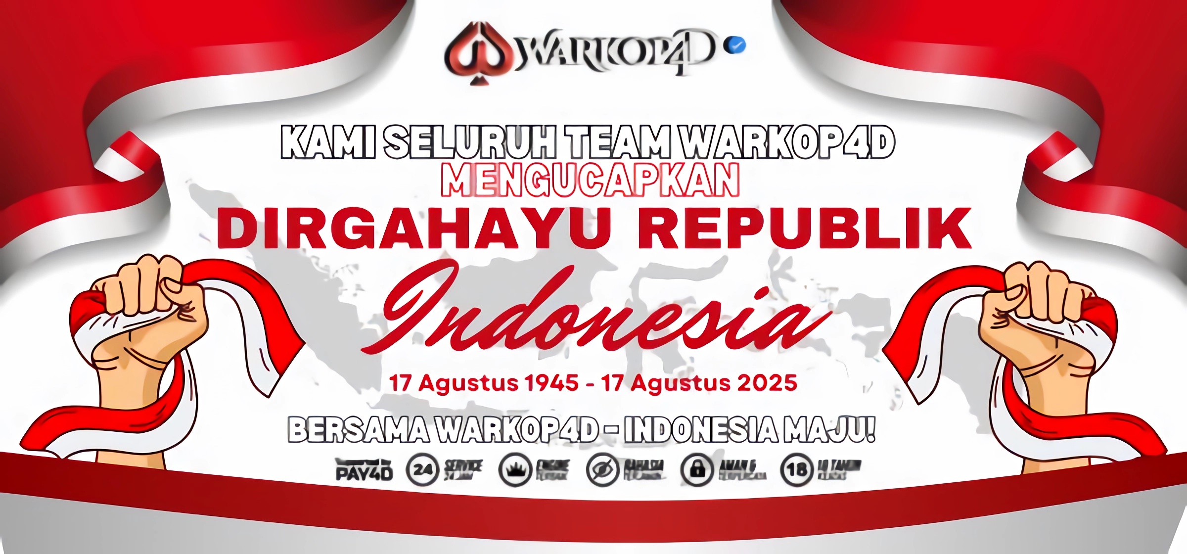 WARKOP4D MENGUCAPKAN DIRGAHAYU REPUBLIK INDONESIA